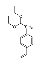 diethoxymethyl-(4-ethenylphenyl)silane Structure