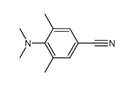 3,5-dimethyl-4-(dimethylamino)benzonitrile Structure