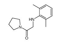2-(2,6-dimethylanilino)-1-pyrrolidin-1-ylethanone Structure
