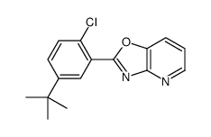 2-(5-tert-butyl-2-chlorophenyl)-[1,3]oxazolo[4,5-b]pyridine Structure
