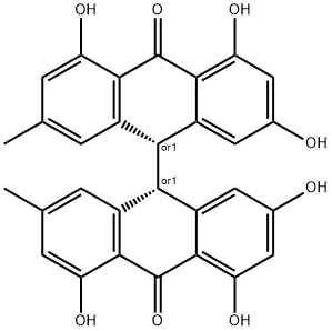CIS-大黄素二蒽酮结构式