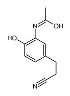 N-[5-(2-cyanoethyl)-2-hydroxyphenyl]acetamide Structure