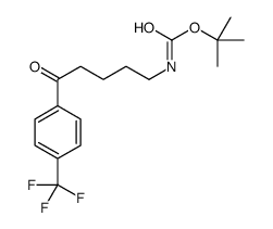 Carbamic acid, [5-oxo-5-[4-(trifluoromethyl)phenyl]pentyl]-, 1,1-dimethylethyl ester picture