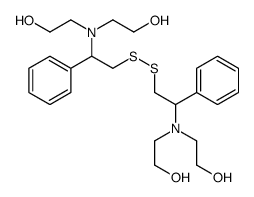 2-[[2-[[2-[bis(2-hydroxyethyl)amino]-2-phenylethyl]disulfanyl]-1-phenylethyl]-(2-hydroxyethyl)amino]ethanol Structure