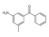 (3-amino-5-methylphenyl)-phenylmethanone Structure