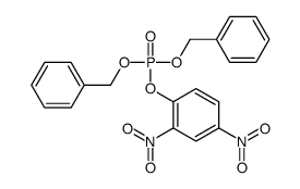 dibenzyl (2,4-dinitrophenyl) phosphate Structure