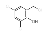 Phenol,2,4-dichloro-6-(chloromethyl)- Structure