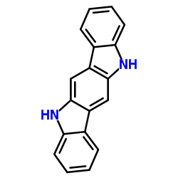 5,11-二氢吲哚[3,2-b]咔唑结构式