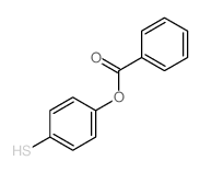 Phenol,4-mercapto-, 1-benzoate结构式