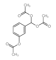 Methanediol,[3-(acetyloxy)phenyl]-, 1,1-diacetate结构式