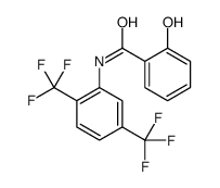 N-[2,5-bis(trifluoromethyl)phenyl]-2-hydroxybenzamide Structure