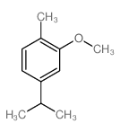 香芹酚甲醚结构式