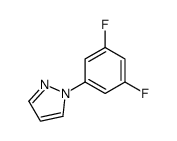 1-(3,5-difluorophenyl)pyrazole结构式