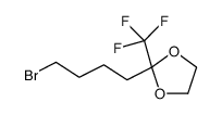 2-(4-bromobutyl)-2-(trifluoromethyl)-1,3-dioxolane Structure