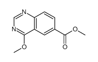 4-甲氧基喹唑啉-6-羧酸甲酯结构式