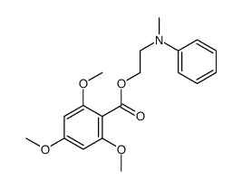 2-(N-methylanilino)ethyl 2,4,6-trimethoxybenzoate Structure