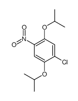 1-chloro-2,5-bis(1-methylethoxy)-4-nitrobenzene structure