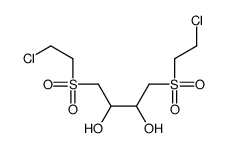 1,4-bis(2-chloroethylsulfonyl)butane-2,3-diol结构式