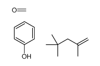 formaldehyde,phenol,2,4,4-trimethylpent-1-ene结构式