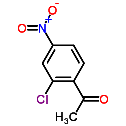 2-氯-4-硝基苯基乙酮结构式