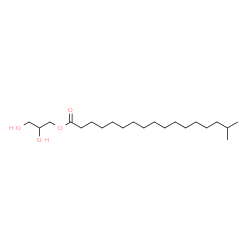 2,3-dihydroxypropyl isooctadecanoate structure