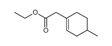 ethyl (4-methylcyclohexen-1-yl)acetate Structure