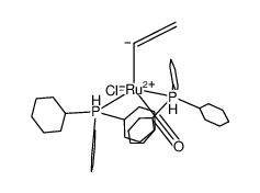 [RuCl(CH=CH2)(CO)(P(Cy)3)2]结构式