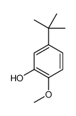 2-Methoxy-5-tert-butylphenol Structure