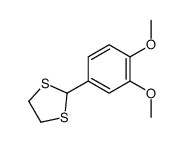 2-(3,4-dimethoxyphenyl)-1,3-Dithiolane结构式
