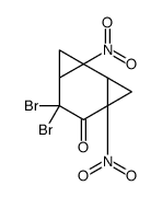 6,6-dibromo-1,4-dinitrotricyclo[5.1.0.02,4]octan-5-one结构式
