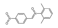 α-(p-Nitrophenyl)-N-(2,6-dimethylphenyl)nitrone结构式