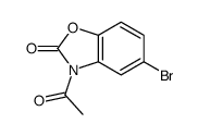 3-acetyl-5-bromo-1,3-benzoxazol-2-one结构式