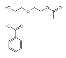 benzoic acid,2-(2-hydroxyethoxy)ethyl acetate Structure