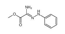 methyl α-aminoglyoxylate phenylhydrazone Structure