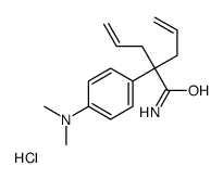 2-[4-(dimethylamino)phenyl]-2-prop-2-enylpent-4-enamide,hydrochloride Structure
