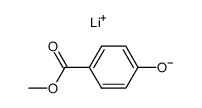 lithium 4-(methoxycarbonyl)phenolate结构式
