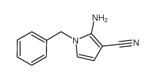 2-氨基-3-氰基-N-苄基吡咯结构式