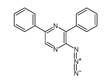 2-azido-3,5-diphenylpyrazine Structure