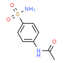对氨基磺酰乙酰苯胺-d4结构式
