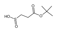 3-(tert-butoxy)-3-oxopropane-1-sulfinic acid结构式