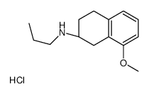 (S)-8-甲氧基-n-丙基-2-氨基四氢化萘盐酸盐结构式