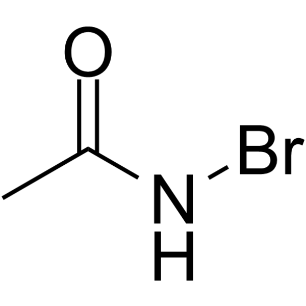 N-溴代乙酰胺结构式