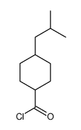 Cyclohexanecarbonyl chloride, 4-(2-methylpropyl)-, trans- (9CI)结构式
