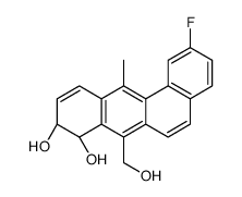 (8S,9S)-2-fluoro-7-(hydroxymethyl)-12-methyl-8,9-dihydrobenzo[a]anthracene-8,9-diol Structure