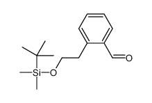 2-[2-[tert-butyl(dimethyl)silyl]oxyethyl]benzaldehyde结构式