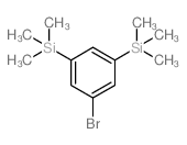 (5-BROMO-1,3-PHENYLENE)BIS(TRIMETHYLSILANE) Structure