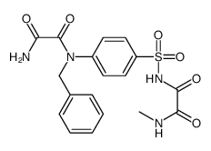 N'-benzyl-N'-[4-[[2-(methylamino)-2-oxoacetyl]sulfamoyl]phenyl]oxamide Structure