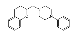 1-(chroman-2-ylmethyl)-4-phenyl-piperazine结构式