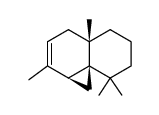 2,4a,8,8-tetramethyl-(1ar,4at,8acC8)-1,1a,4,4a,5,6,7,8-octahydro-cyclopropa[d]naphthalene Structure