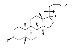 5α-cholestan-3β-yl iodide Structure